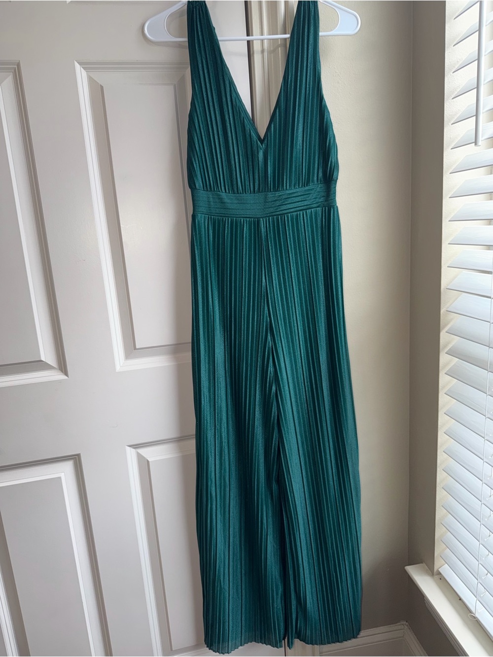 Jumpsuit deep v neck